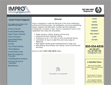 Tablet Screenshot of impro.com